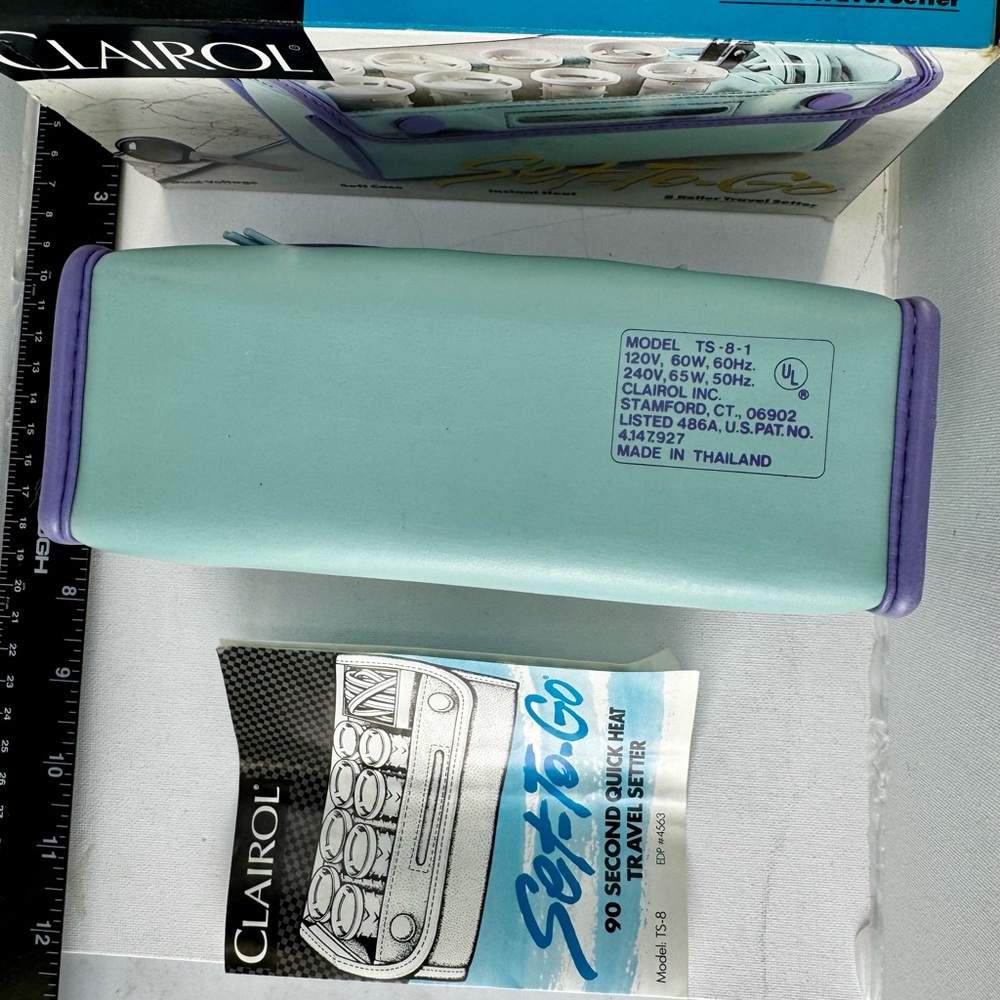 Clairol Set-To-Go Hair Roller Kit - Purple and White - Picture 15 of 17